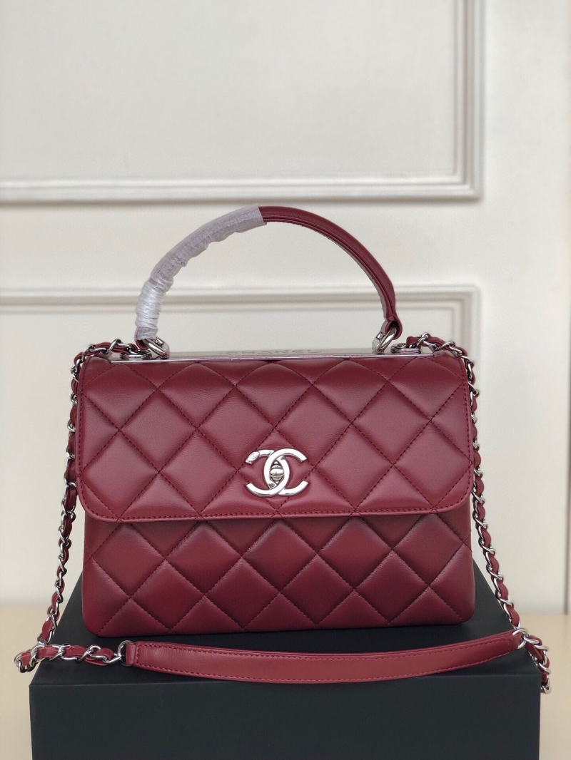 Ch**el top handle bags